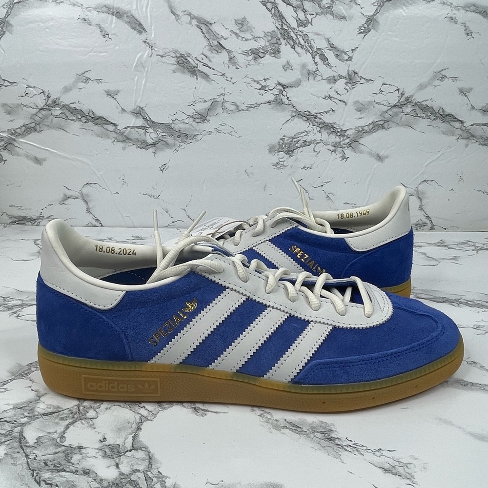 Adidas Spezial Handball Shoes 75th Anniversary Blue White Gum Men's Size JP5278